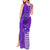 Strong Maui Tank Maxi Dress Good Living Hawaii with Shaka Sign Kakau Tribal Purple LT9 - Polynesian Pride