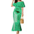 Maui Island Mermaid Dress Kakau Tribal Mixed Polynesian Pattern Green LT9 Women Green - Polynesian Pride