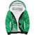 Maui Island Sherpa Hoodie Kakau Tribal Mixed Polynesian Pattern Green LT9 Unisex Green - Polynesian Pride