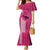 Maui Island Mermaid Dress Kakau Tribal Mixed Polynesian Pattern Pink LT9 Women Pink - Polynesian Pride