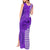 Maui Island Tank Maxi Dress Kakau Tribal Mixed Polynesian Pattern Purple LT9 - Polynesian Pride