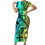 malampa-fiji-day-family-matching-short-sleeve-bodycon-dress-and-hawaiian-shirt-vanuatu-sand-drawing-with-polynesian-pattern