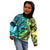 Malampa Fiji Day Kid Hoodie Vanuatu Sand Drawing With Polynesian Pattern LT9 - Polynesian Pride