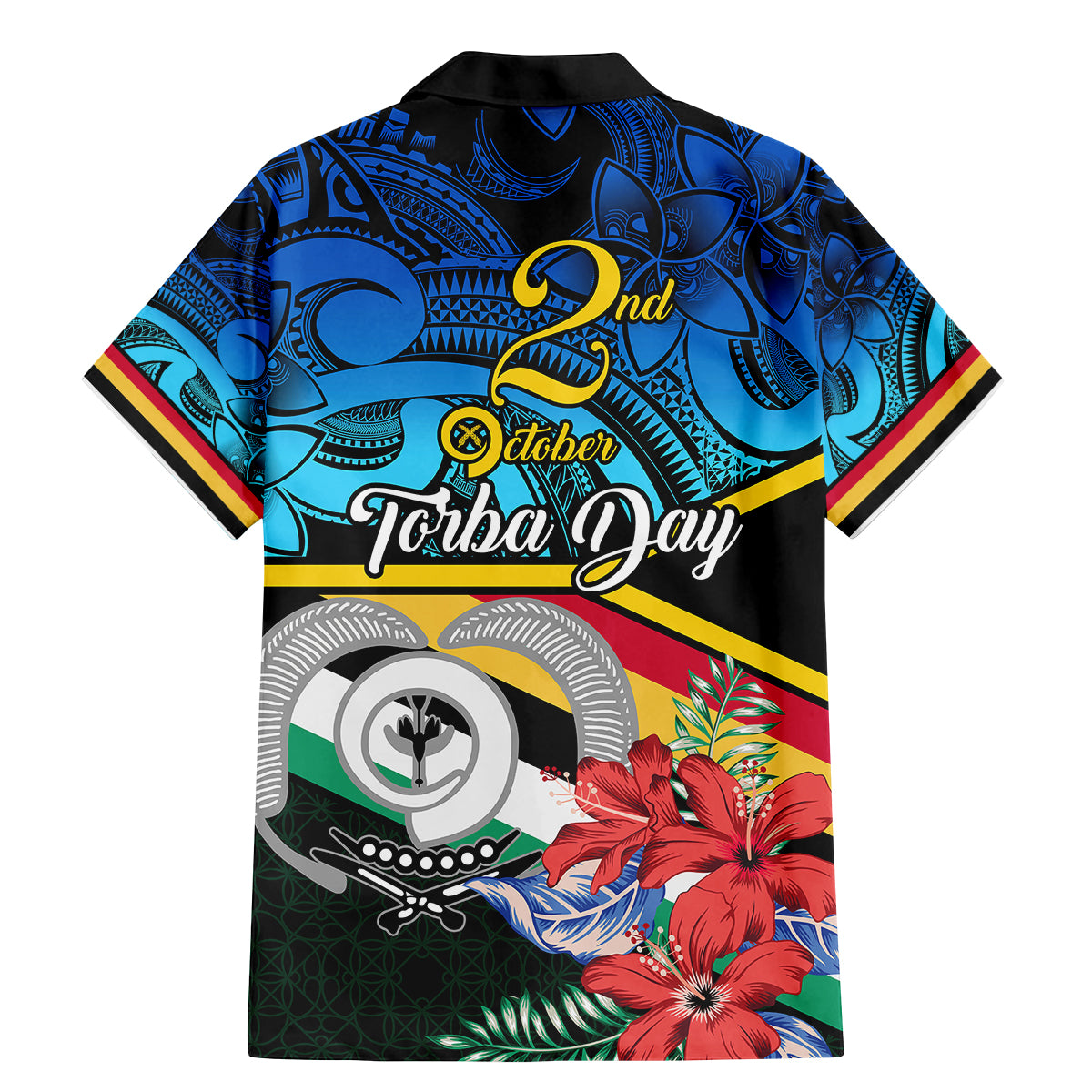 torba-vanuatu-family-matching-mermaid-dress-and-hawaiian-shirt-sand-drawing-with-polynesian-pattern