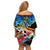 torba-vanuatu-family-matching-off-shoulder-short-dress-and-hawaiian-shirt-sand-drawing-with-polynesian-pattern