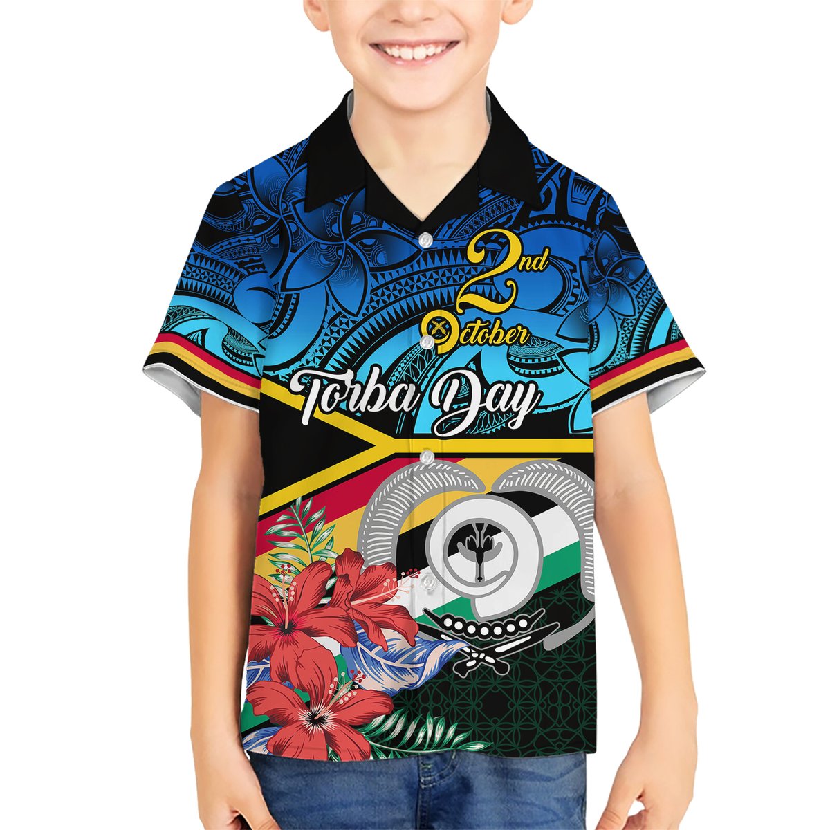 Torba Vanuatu Hawaiian Shirt Sand Drawing With Polynesian Pattern LT9 - Polynesian Pride