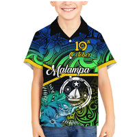 personalised-malampa-day-family-matching-mermaid-dress-and-hawaiian-shirt-vanuatu-flowers-with-malampa-emblem-tribal-pattern