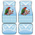 Melanesian Fiji Kula Bird Car Mats with Tagimoucia Masi Tapa Pattern