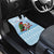 Melanesian Fiji Kula Bird Car Mats with Tagimoucia Masi Tapa Pattern