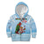 Melanesian Fiji Kula Bird Kid Hoodie with Tagimoucia Masi Tapa Pattern