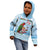 Melanesian Fiji Kula Bird Kid Hoodie with Tagimoucia Masi Tapa Pattern