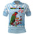 Melanesian Fiji Kula Bird Polo Shirt with Tagimoucia Masi Tapa Pattern