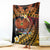 Melanesian Papua New Guinea Blanket Plumeria Bird of Paradise Tribal