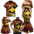 Melanesian Papua New Guinea Family Matching Mermaid Dress and Hawaiian Shirt Plumeria Bird of Paradise Tribal