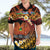 Melanesian Papua New Guinea Hawaiian Shirt Plumeria Bird of Paradise Tribal