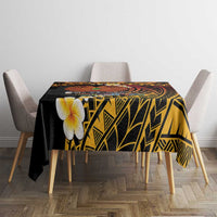 Melanesian Papua New Guinea Tablecloth Plumeria Bird of Paradise Tribal LT9 - Polynesian Pride