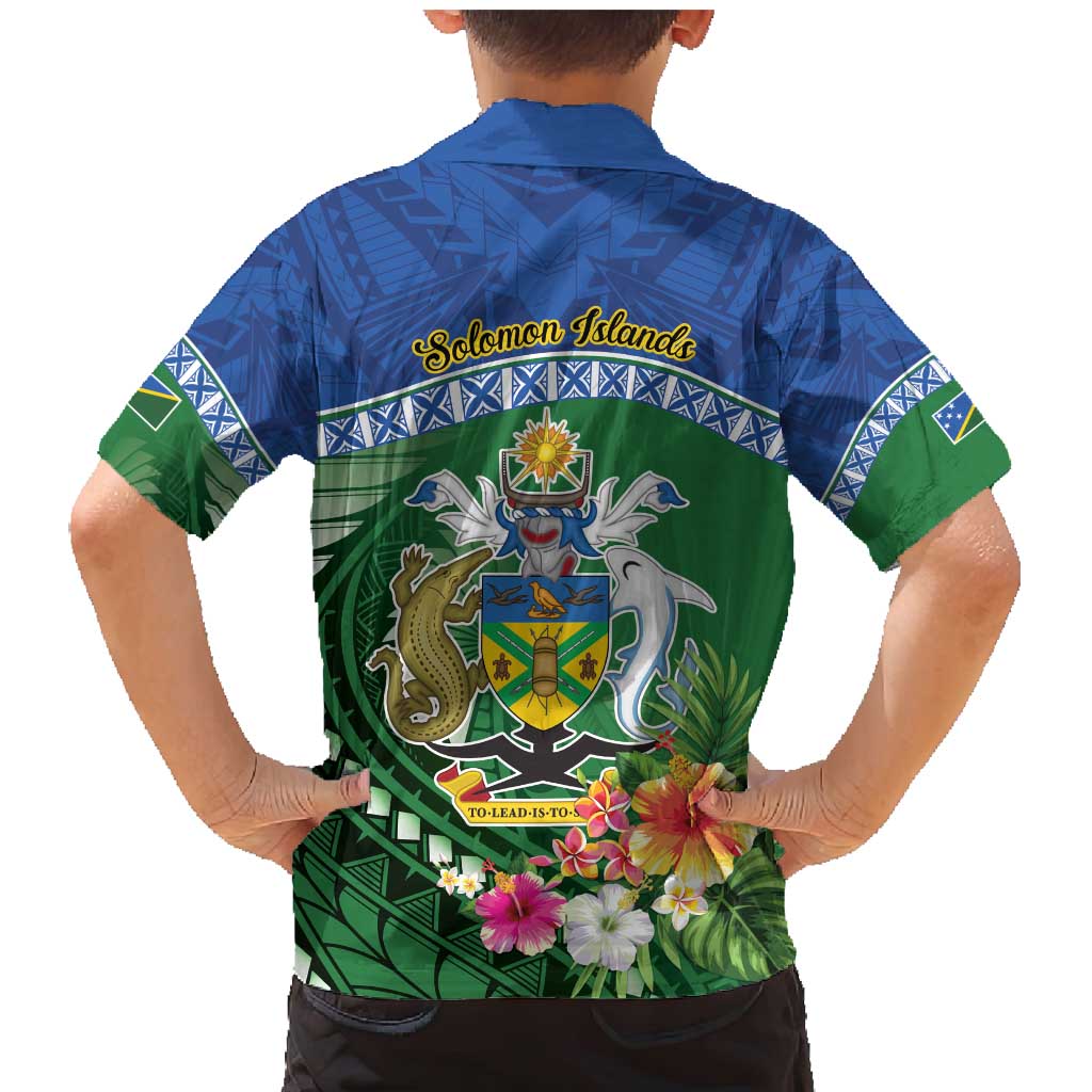 Melanesian Solomon Islands Family Matching Mermaid Dress and Hawaiian Shirt Tropical Shark Tattoo