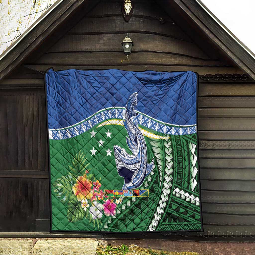 Melanesian Solomon Islands Quilt Tropical Shark Tattoo
