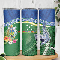 Melanesian Solomon Islands Skinny Tumbler Tropical Shark Tattoo