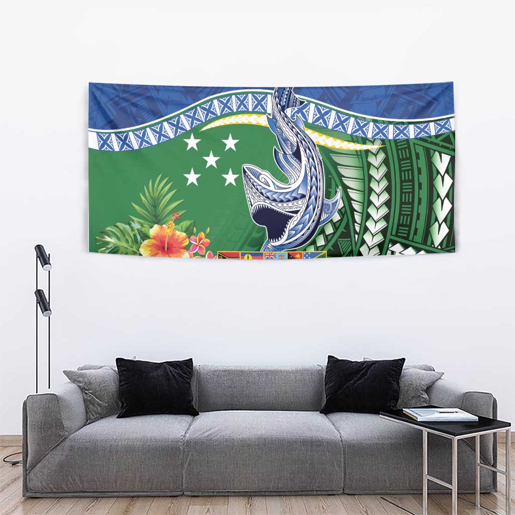 Melanesian Solomon Islands Tapestry Tropical Shark Tattoo