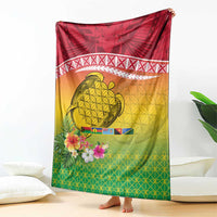 Melanesian Ni-Vanuatu Blanket Sea Turtle with Sand Drawing Pattern LT9 - Polynesian Pride