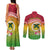 Melanesian Ni-Vanuatu Couples Matching Tank Maxi Dress and Long Sleeve Button Shirt Sea Turtle with Sand Drawing Pattern