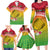 Melanesian Ni-Vanuatu Family Matching Long Sleeve Bodycon Dress and Hawaiian Shirt Sea Turtle with Sand Drawing Pattern