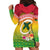 Melanesian Ni-Vanuatu Hoodie Dress Sea Turtle with Sand Drawing Pattern