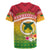 Melanesian Ni-Vanuatu Rugby Jersey Sea Turtle with Sand Drawing Pattern