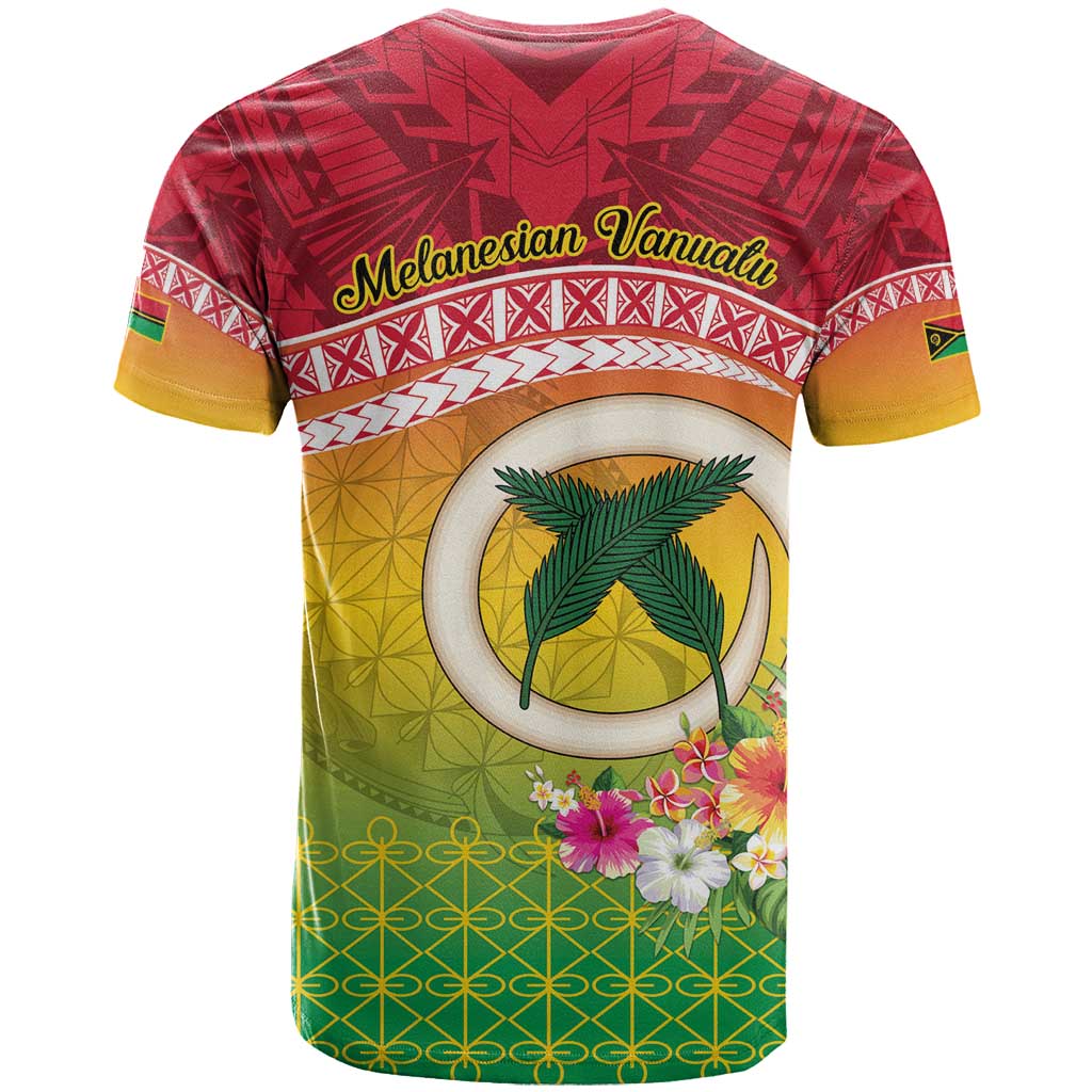 Melanesian Ni-Vanuatu T Shirt Sea Turtle with Sand Drawing Pattern LT9 - Polynesian Pride