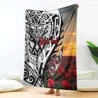 Personalised New Zealand Waitangi and ANZAC day Blanket LT9 - Polynesian Pride