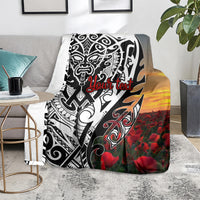 Personalised New Zealand Waitangi and ANZAC day Blanket LT9 - Polynesian Pride