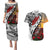 Personalised New Zealand Waitangi and ANZAC day Couples Matching Puletasi and Hawaiian Shirt LT9 White - Polynesian Pride