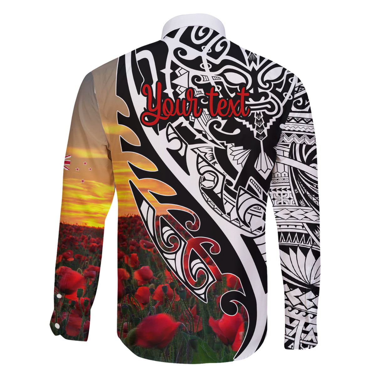 Personalised New Zealand Waitangi and ANZAC day Family Matching Summer Maxi Dress and Hawaiian Shirt LT9 - Polynesian Pride