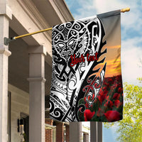Personalised New Zealand Waitangi and ANZAC day Garden Flag LT9 House Flag White - Polynesian Pride