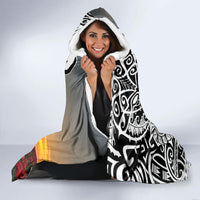 Personalised New Zealand Waitangi and ANZAC day Hooded Blanket LT9 - Polynesian Pride