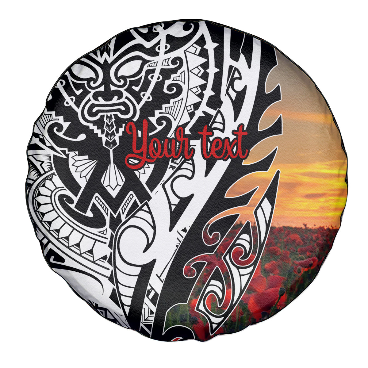 Personalised New Zealand Waitangi and ANZAC day Spare Tire Cover LT9 - Polynesian Pride