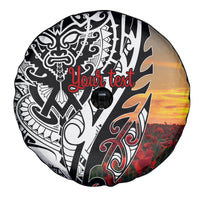 Personalised New Zealand Waitangi and ANZAC day Spare Tire Cover LT9 - Polynesian Pride