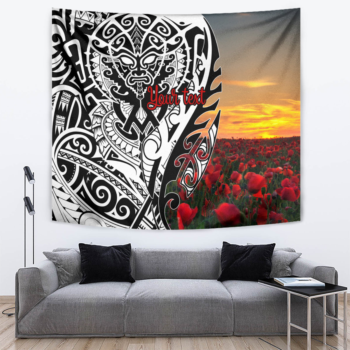 Personalised New Zealand Waitangi and ANZAC day Tapestry