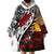 Personalised New Zealand Waitangi and ANZAC day Wearable Blanket Hoodie LT9 - Polynesian Pride