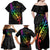 Personalised New Zealand Wellington Pride Family Matching Off Shoulder Maxi Dress and Hawaiian Shirt Maori Fern with Pride Flag 2024 LT9 - Polynesian Pride