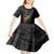 Personalised New Zealand Wellington Pride Kid Short Sleeve Dress Maori Fern with Pride Flag 2024 LT9 - Polynesian Pride