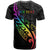 Personalised New Zealand Wellington Pride T Shirt Maori Fern with Pride Flag 2024 LT9 - Polynesian Pride