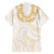Aloha Lei Onaona Family Matching Off The Shoulder Long Sleeve Dress and Hawaiian Shirt Beige Hawaiian Tribal Pattern