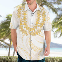 Aloha Lei Onaona Hawaiian Shirt Beige Hawaiian Tribal Pattern LT9 - Polynesian Pride