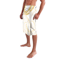 Aloha Lei Onaona Lavalava Beige Hawaiian Tribal Pattern