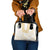 Aloha Lei Onaona Shoulder Handbag Beige Hawaiian Tribal Pattern