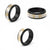 Aloha Lei Onaona Spinner Ring Beige Hawaiian Tribal Pattern - Polynesian Pride