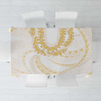 Aloha Lei Onaona Tablecloth Beige Hawaiian Tribal Pattern LT9 Beige - Polynesian Pride