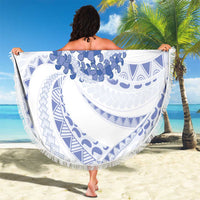 Aloha Lei Onaona Beach Blanket Navy Blue Hawaiian Tribal Pattern LT9 - Polynesian Pride